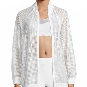 New Koral Base Bomber Mesh Jacket White Extra Small